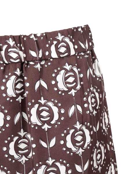 Pantaloni Max Mara TROUSERS Brown Femei (BM 19426455) 3