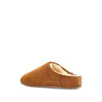 Incaltaminte UGG Dama - Balerini UGG Elea Beige Mules With Logo Lettering On The Side And Shearling Lining In Suede Woman Beige Femei (BM 19427835) - B-mall.ro