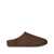 UGG 'Elea' Brown Mules With Logo Lettering On The Side And Shearling Lining In Suede Woman BROWN
