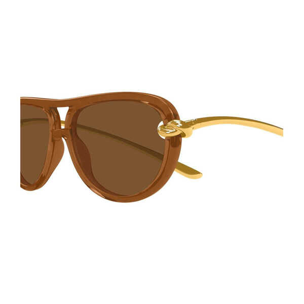Ochelari de soare Bottega Veneta Bottega Veneta Bv1418S Signature Icons Sunglasses GOLD Femei (BM 19428075) 3