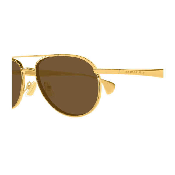 Ochelari de soare Bottega Veneta Bottega Veneta Bv1419S Linea Signature Icons Sunglasses GOLD Femei (BM 19428081) 3