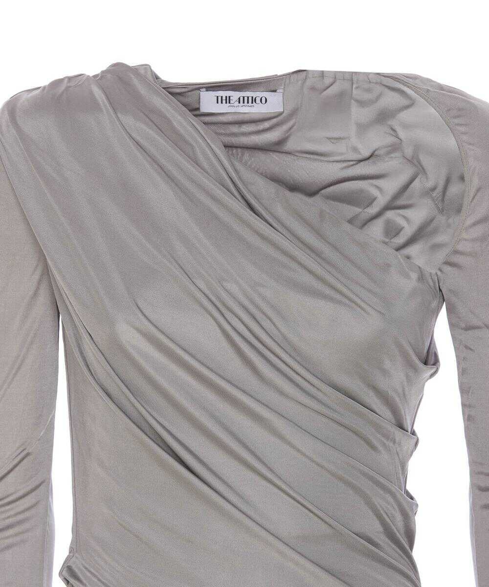 Rochii THE ATTICO The Attico Dresses GREY Femei (BM 19428171) 4