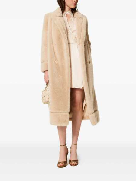 Paltoane TWINSET Twinset Coats Beige Femei (BM 19428315) 3