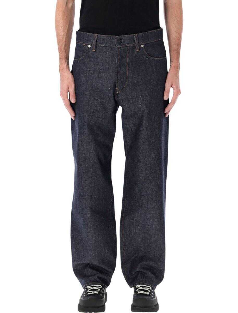 Blugi Stone Island Stone Island Indigo Raw Denim Loose Jeans RAW Barbati (BM 19428390) 1