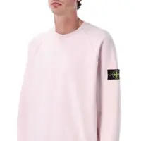 Pulovere Stone Island pentru Barbati - Pulovere Stone Island Stone Island Oversized Crewneck Sweatshirt In Brushed Organic Cotton PINK Barbati (BM 19428402) - B-mall.ro