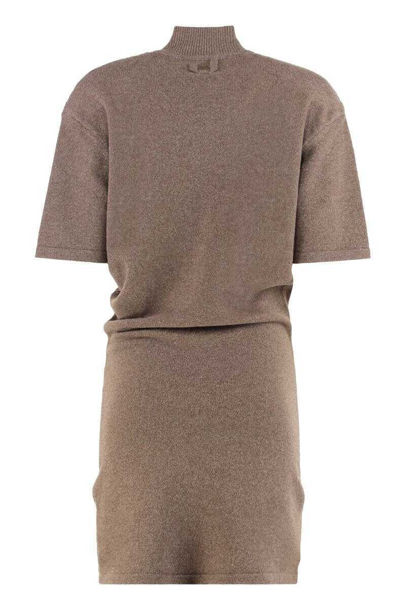 Pulovere JACQUEMUS Jacquemus I Live In A Chestnut Sweater BROWN Femei (BM 19428450) 2