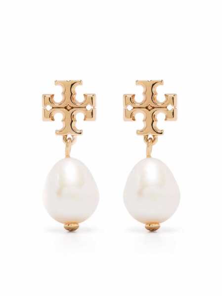 Cercei Tory Burch Tory Burch Gold And Pearl Brass Earrings GOLD/IVORY Femei (BM 19428831) 1