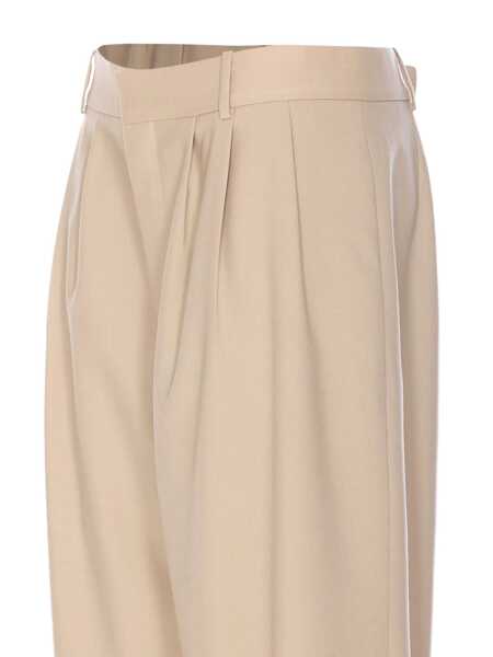 Pantaloni casual Saint Laurent Saint Laurent  Trousers Beige Femei (BM 19429035) 3