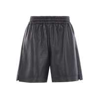 Pantaloni Gucci Leather Shorts Paired With Jersey Fabric Barbati