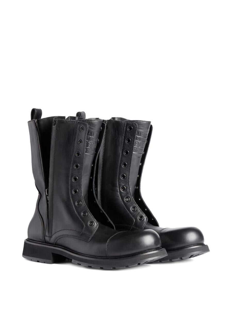 Bocanci Balenciaga Balenciaga Truck Leather Boots Black Barbati (BM 19429134) 4
