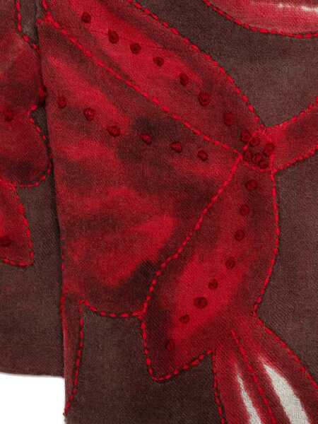 Esarfe Sgombero Cantine Sgombero Cantine Orione Wool Scarf MARRONE E ROSSO Femei (BM 19429152) 2