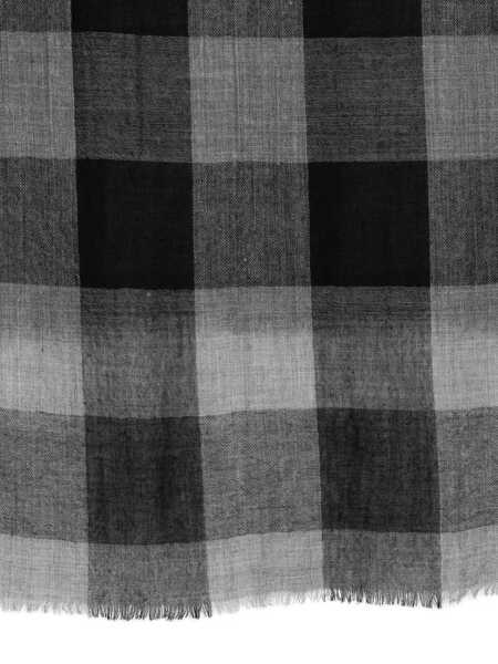Esarfe Sgombero Cantine Sgombero Cantine Orione Scarf With Grey Check Pattern GREY Femei (BM 19429179) 2