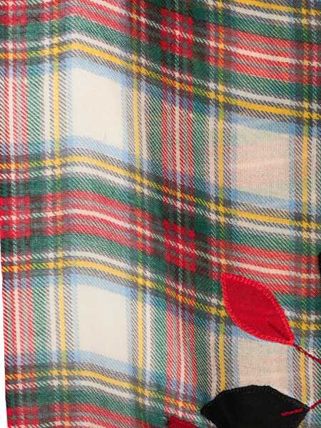 Esarfe Sgombero Cantine Sgombero Cantine Orione Tartan Scarf BROWN Femei (BM 19429188) 3