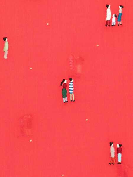 Esarfe Sgombero Cantine Sgombero Cantine Pegaso Wool Scarf RED Femei (BM 19429200) 2