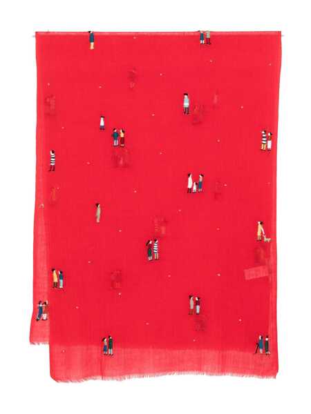 Esarfe Sgombero Cantine Sgombero Cantine Pegaso Wool Scarf RED Femei (BM 19429200) 1