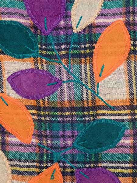Esarfe Sgombero Cantine Sgombero Cantine Orione Tartan Wool Scarf PURPLE Femei (BM 19429203) 2