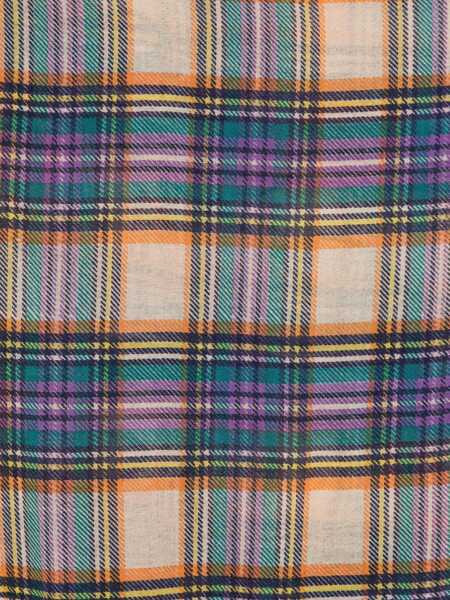 Esarfe Sgombero Cantine Sgombero Cantine Orione Tartan Wool Scarf PURPLE Femei (BM 19429203) 3