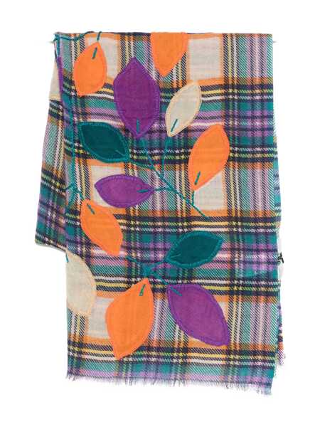 Esarfe Sgombero Cantine Sgombero Cantine Orione Tartan Wool Scarf PURPLE Femei (BM 19429203) 1