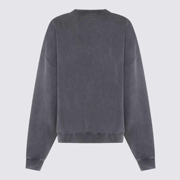 Pulovere ANINE BING Anine Bing Washed Black Cotton Sweatshirt WASHED BLACK Femei (BM 19429320) 2