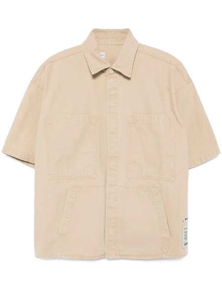 Camasi B1 Archive B1 Archive Overshirt In Denim Beige Barbati (BM 19429485) 1