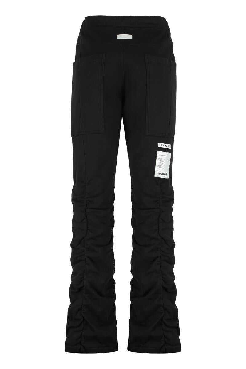 Pantaloni B1 Archive B1 Archive Cotton Track-Pants Black Barbati (BM 19429494) 2