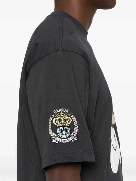 Topuri BARROW Barrow T-Shirts ASFALTO/ASPHALT Barbati (BM 19430001) 4