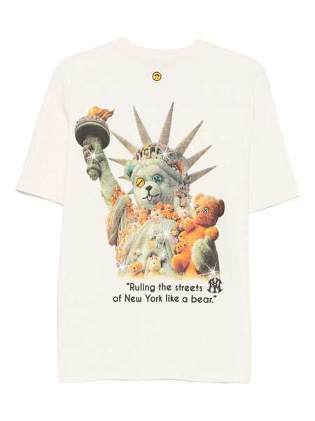 Topuri BARROW Barrow T-Shirts CREMA/CREAM Barbati (BM 19430046) 2