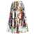 Dolce & Gabbana Dolce & Gabbana Flower Print Cotton Midi Skirt WHITE