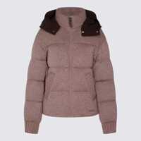 Geci de iarna Mackage Mackage Brown Wool Down Jacket