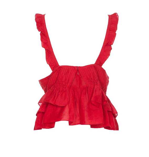 Topuri Isabel Marant Isabel Marant toile Top RED Femei (BM 19430937) 2