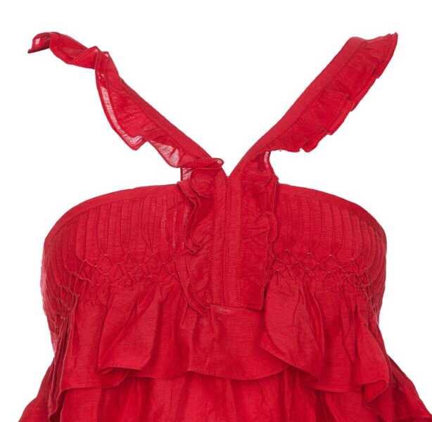 Topuri Isabel Marant Isabel Marant toile Top RED Femei (BM 19430937) 4