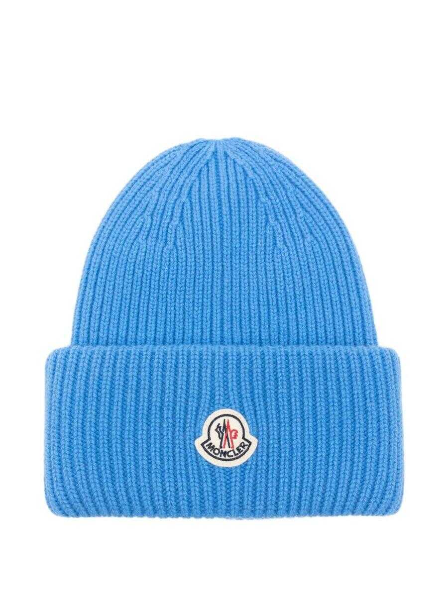 Sepci Moncler Moncler Cap Tricot Hat Accessories BLUE Barbati (BM 19431153) 1
