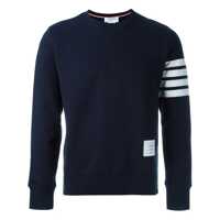 Pulovere Thom Browne Cotton Crewneck Sweatshirt Barbati