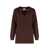 Elisabetta Franchi Elisabetta Franchi Sweater In Mixed Wool With A Jewel Strap BROWN