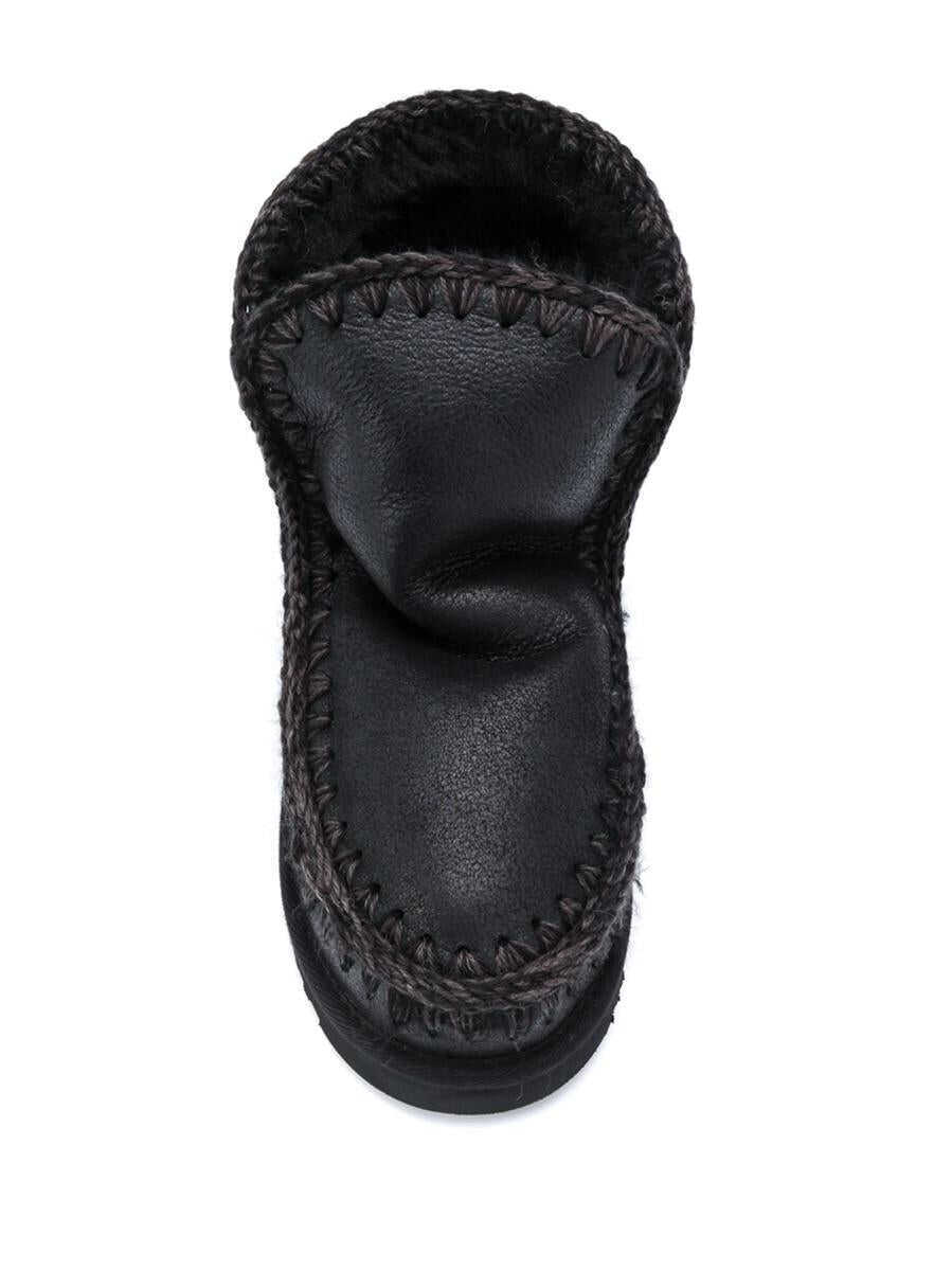 Bocanci Mou Mou Eskimo 18 Rhinestones Logo Shoes Black Femei (BM 19431741) 4