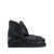 Mou Mou Eskimo 18 Rhinestones Logo Shoes Black
