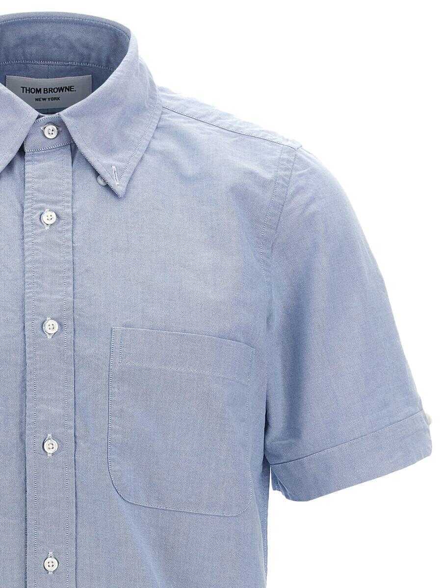 Camasi Thom Browne Thom Browne Button Down Shirt BLUE Barbati (BM 19431759) 3