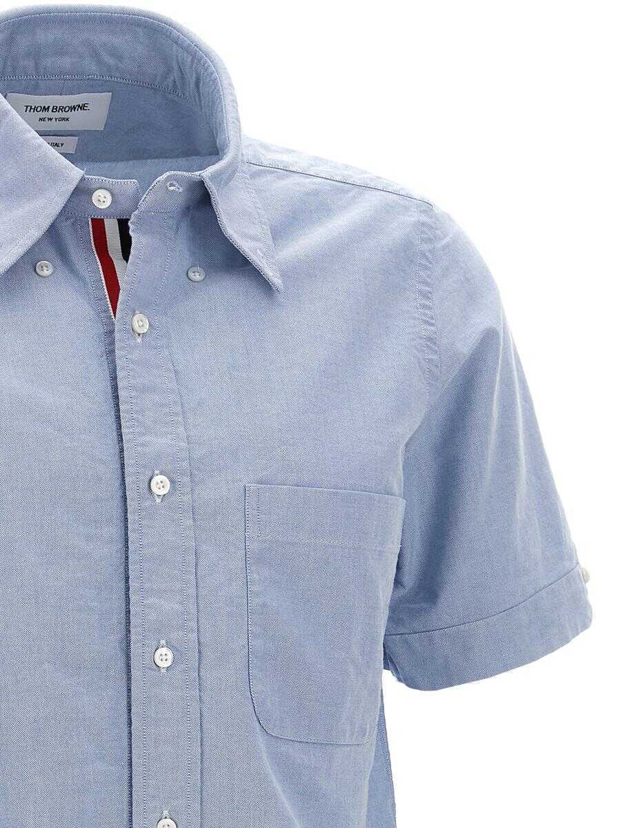 Camasi Thom Browne Thom Browne Button Down Shirt BLUE Barbati (BM 19431759) 4