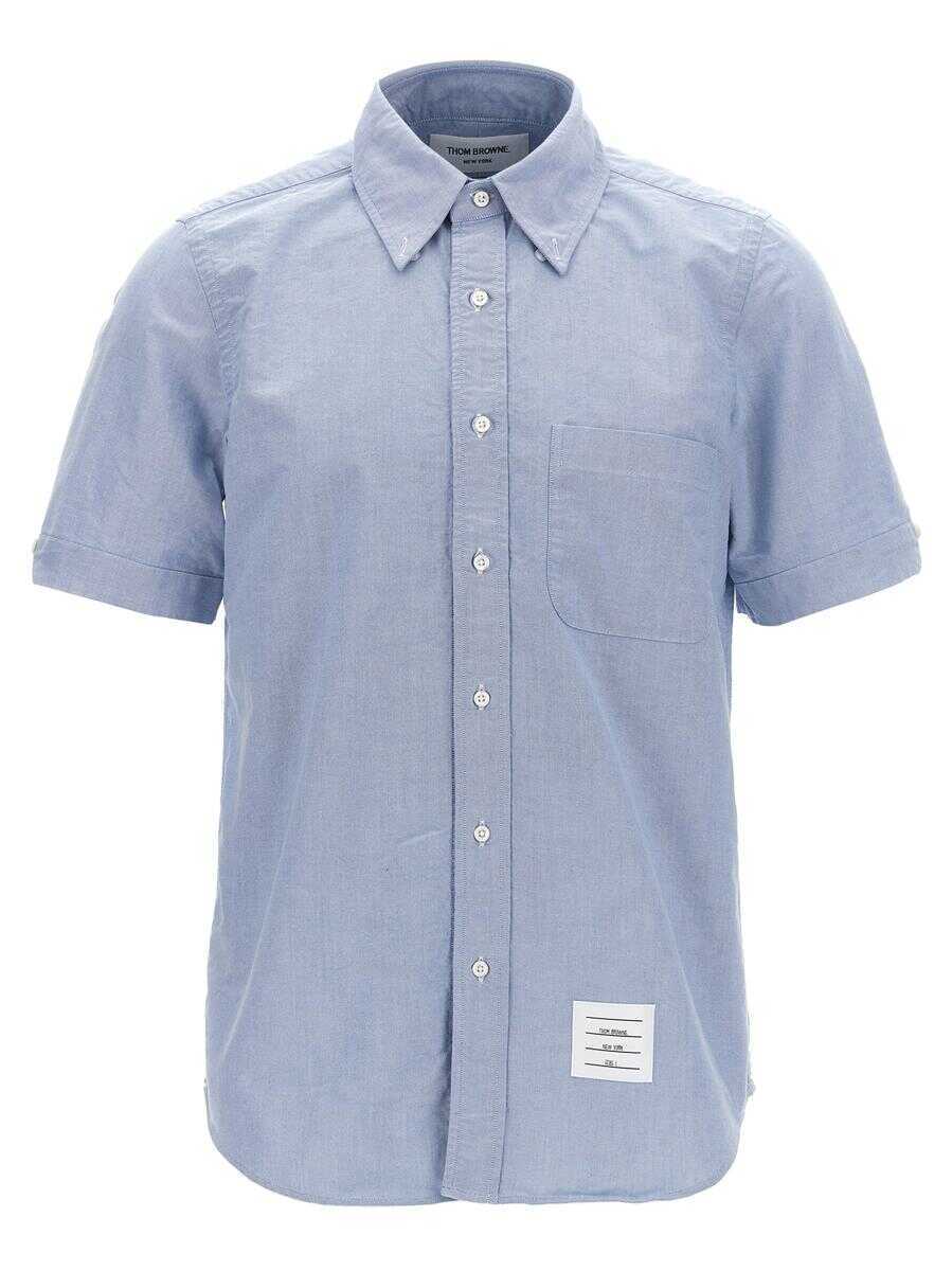 Camasi Thom Browne Thom Browne Button Down Shirt BLUE Barbati (BM 19431759) 1