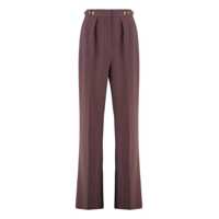 Pantaloni casual Elisabetta Franchi Elisabetta Franchi Pants In Crepe With Jewelry Accessory