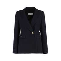 Sacouri Max Mara Double-Breasted Wool Blazer Femei