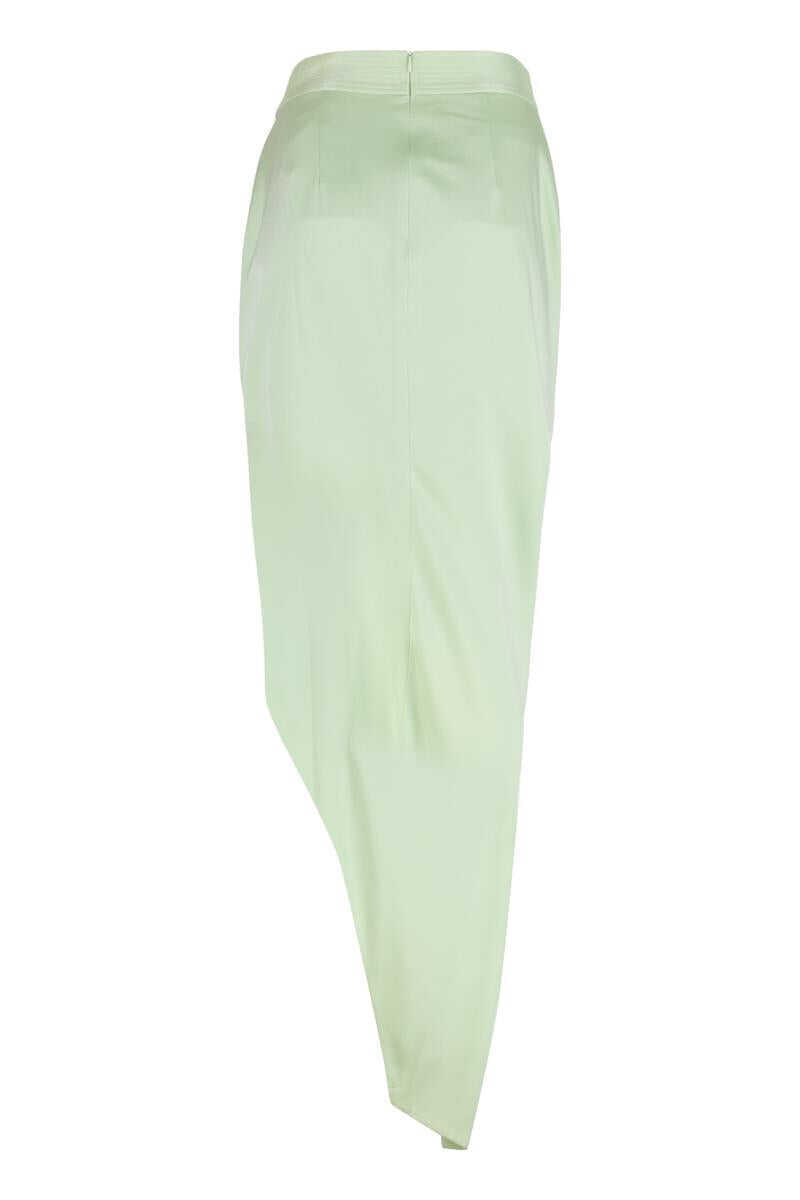 Fuste ALEX PERRY Alex Perry La Traduzione Di Gonna Asimmetrica DallItaliano It AllInglese En : Asymmetrical Skirt. GREEN Femei (BM 19432065) 2