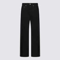 Blugi MM6 Maison Margiela Black Cotton Denim Jeans Femei