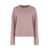 Vince Vince Round Neck Sweater In Brushed Alpaca Blend PINK