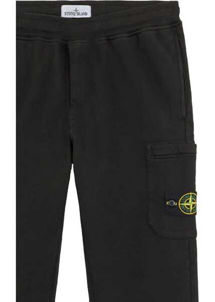 Pantaloni de trening Stone Island Sweatpants BLACK Baieti (BM 19432724) 3