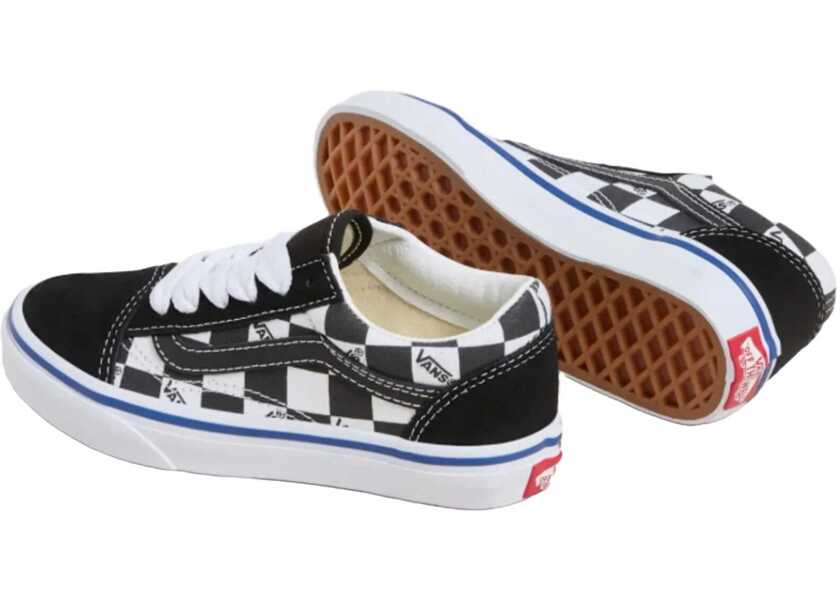 Sneakers Vans Old Skool Logo Check Snekaer MULTICOLOUR Baieti (BM 19432748) 4