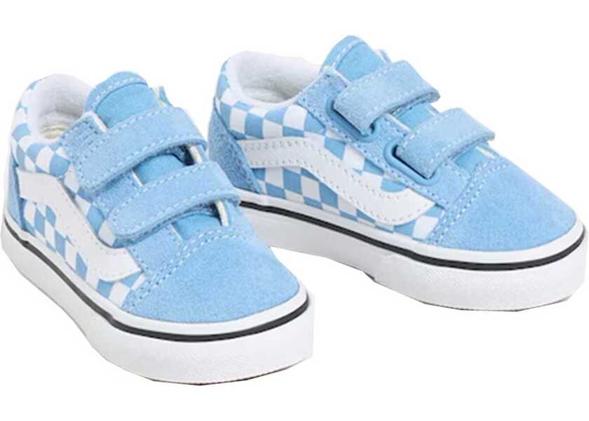 Sneakers Vans Old Skool Checkerboard Snekaer BLUE Baieti (BM 19432775) 2