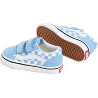 Sneakers pentru Baieti - Sneakers Vans Old Skool Checkerboard Snekaer BLUE Baieti (BM 19432775) - B-mall.ro