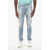 DSQUARED2 Vintage Effect Stretch Denim Slim Jeans 15Cm Blue