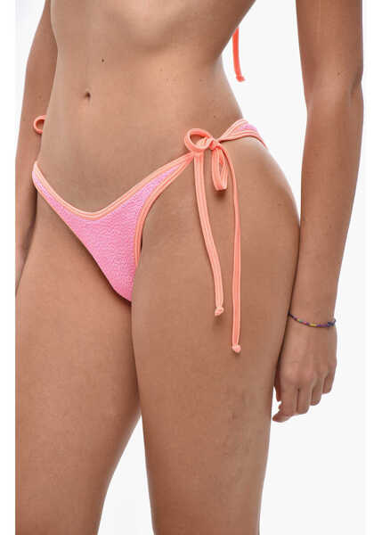 Bikini REINA OLGA High Waist Wave Motif Triangle Bikini Orange Femei (BM 19432991) 4